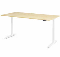 Schreibtisch XBHM 2E Ahorn/Weiß