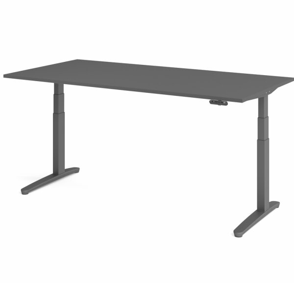 Schreibtisch XBHM 2E Graphit/Graphit