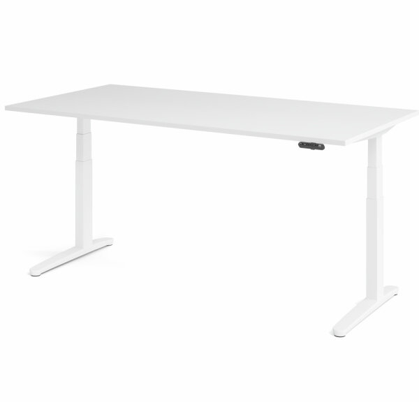 Schreibtisch XBHM 2E Weiß/Weiß