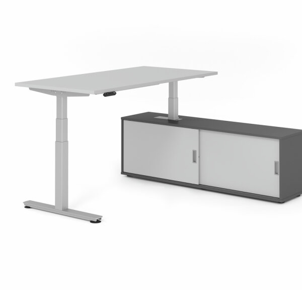 Schreibtischkombi XDSM16 mit Sideboard 1751S