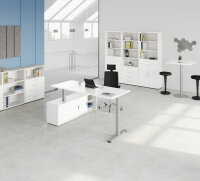 Schreibtischkombi XDSM16 mit Sideboard 1751S