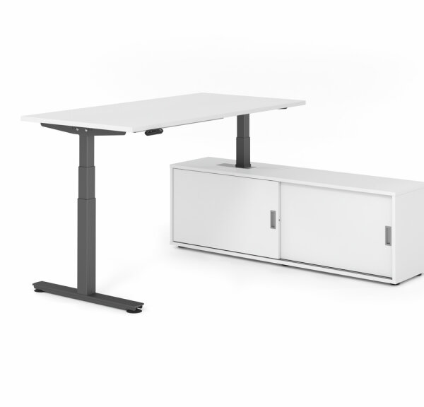 Schreibtischkombi XDSM16 mit Sideboard 1751S