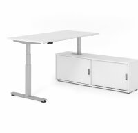 Schreibtischkombi XDSM16 mit Sideboard 1751S