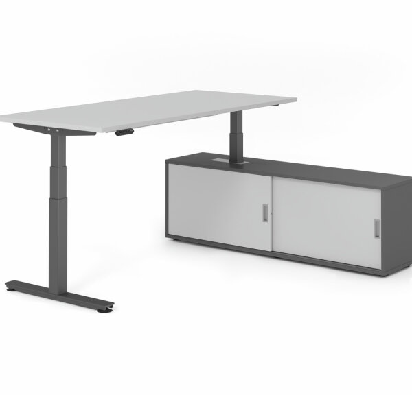 Schreibtischkombi XDSM19 mit Sideboard 1751S