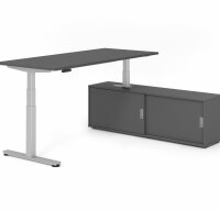 Schreibtischkombi XDSM19 mit Sideboard 1751S