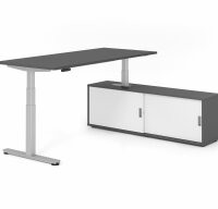 Schreibtischkombi XDSM19 mit Sideboard 1751S