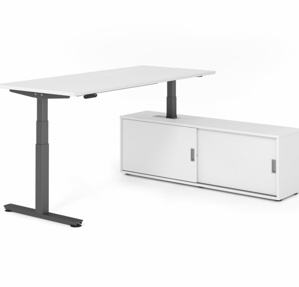 Schreibtischkombi XDSM19 mit Sideboard 1751S