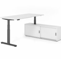 Schreibtischkombi XDSM19 mit Sideboard 1751S