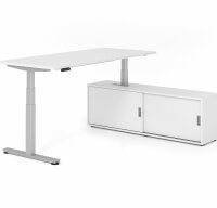Schreibtischkombi XDSM19 mit Sideboard 1751S