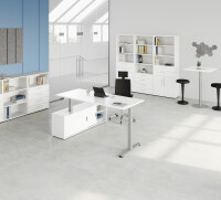 Schreibtischkombi XDSM19 mit Sideboard 1751S