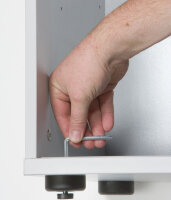 Schrank Flügeltürenschrank Glas 4 80cm