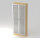 Schrank Flügeltürenschrank Glas 6 80cm