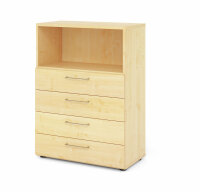 Schrank Kombischrank Schubladen 9 80cm