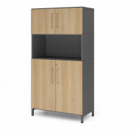 Schrank Kombischrank Flügeltüren FW 80cm