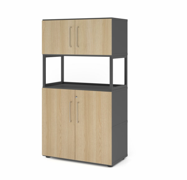 Schrank Kombischrank Flügeltüren FW 80cm