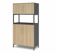 Schrank Kombischrank Flügeltüren FW 80cm