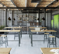 Schreibtisch Tisch feste Höhe MPA 175cm