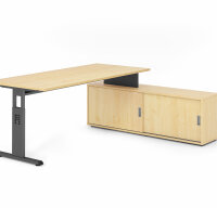 Schreibtisch Tisch-Sideboard-Kombination OS 180cm