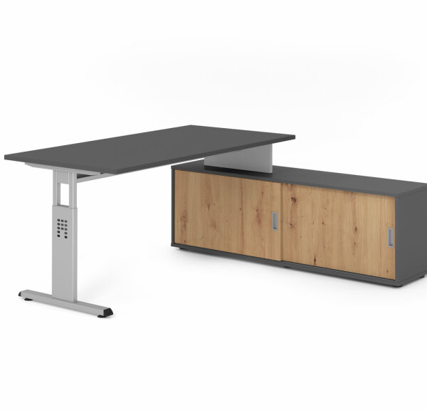 Schreibtischkombi OSE16, Sideboard 1750S