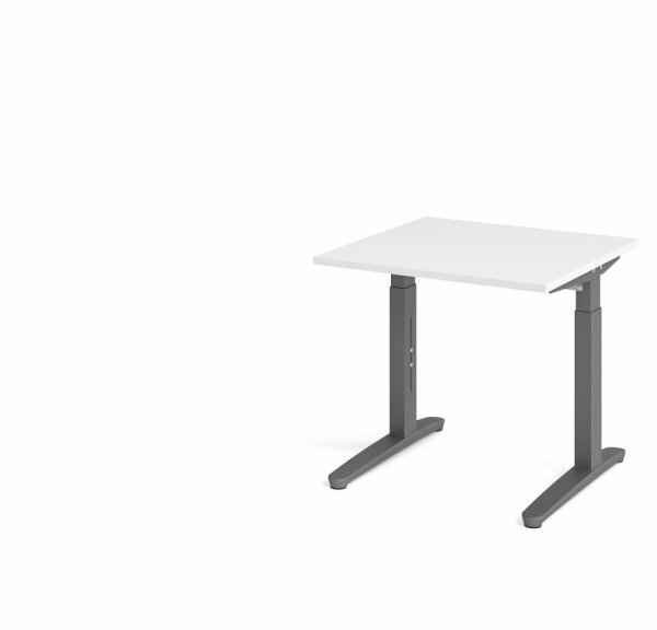 Schreibtisch XB08 Weiß/Graphit