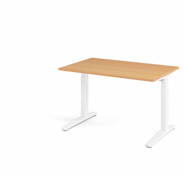 Schreibtisch XB12 Buche/Weiß