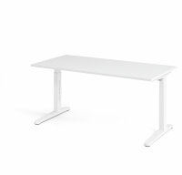 Schreibtisch XB16 Weiß/Weiß