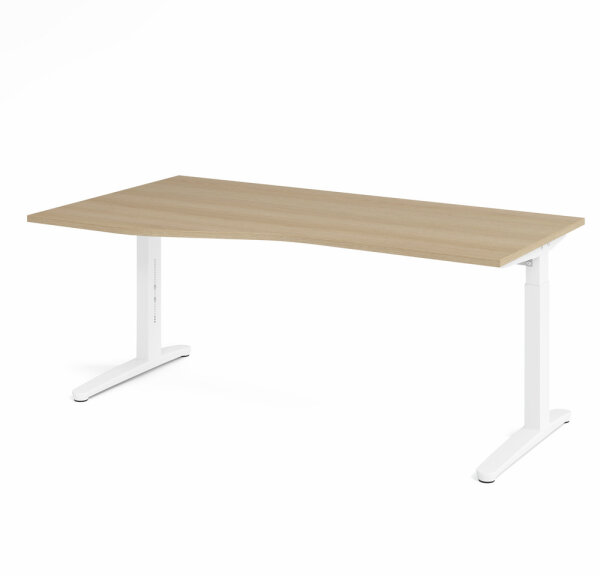 Schreibtisch XB18 Eiche/Weiß