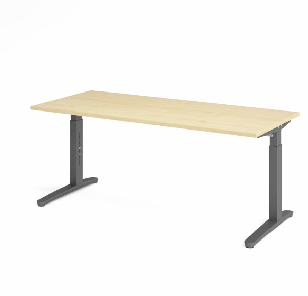 Schreibtisch XB19 Ahorn/Graphit