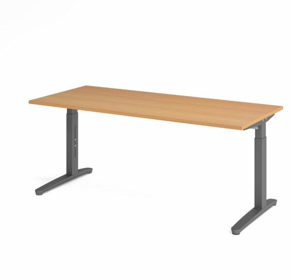 Schreibtisch XB19 Buche/Graphit