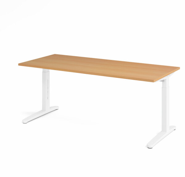 Schreibtisch XB19 Buche/Weiß