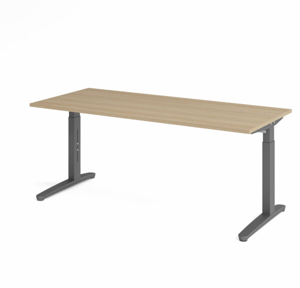 Schreibtisch XB19 Eiche/Graphit