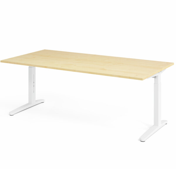 Schreibtisch XB2E Ahorn/Weiß