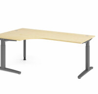 Schreibtisch XB82 Ahorn/Graphit