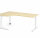 Schreibtisch XB82 Ahorn/Weiß