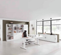 Schreibtisch XB82 Eiche/Graphit