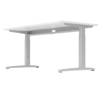 Schreibtisch XB82 Asteiche/Weiß