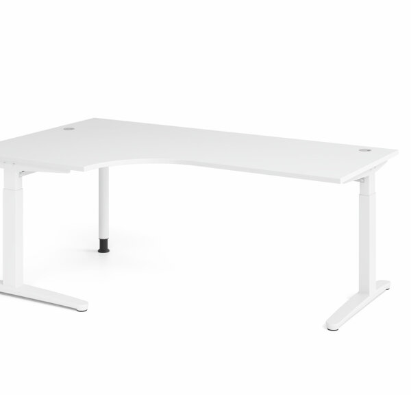 Schreibtisch XB82 Weiß/Weiß