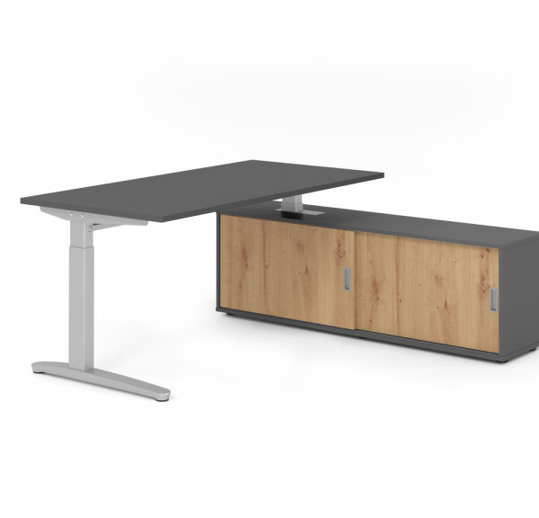 Schreibtischkombi XB16, Sideboard 1751S
